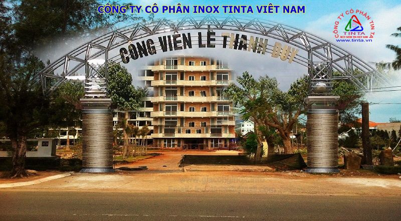 Cột cổng chào inox sắt thép. Xưởng gia công sản xuất các loại cột thép mạ kẽm, inox 201 304