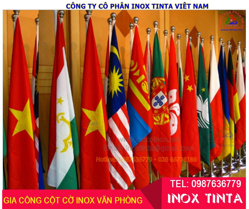 TIN TA đồng hành cùng các sự kiện lớn bằng mẫu cột cờ inox cao cấp, mang đến vẻ uy nghiêm và chỉn chu.