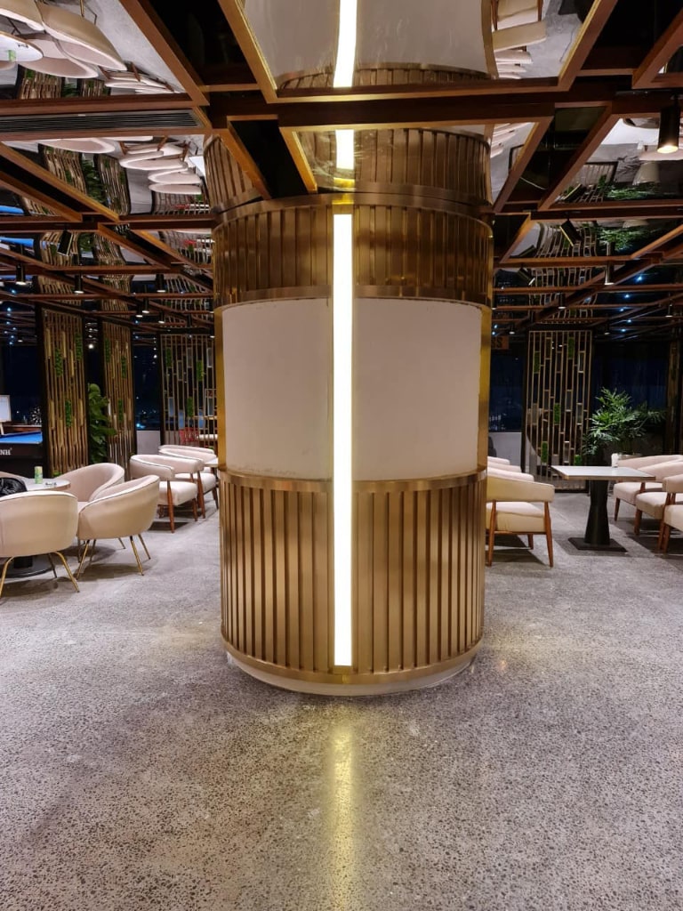 Các loại cột inox trang trí phổ biến