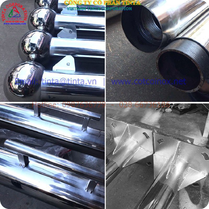 Việc vệ sinh cột cờ inox cũng khá dễ dàng. Bạn chỉ cần lau qua một chút là chúng lại trở nên trắng sáng như ban đầu