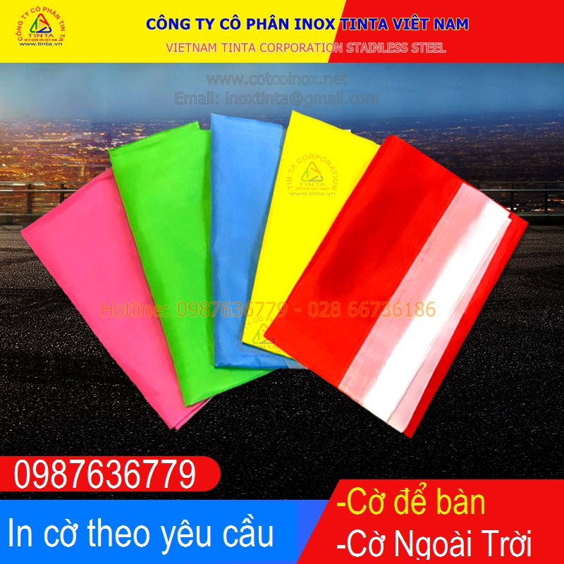 Kích thước lá cờ để bàn, những kích thước lá cờ văn phòng, và kích thước cột cờ ngoài trời thiết kế tính toán kích thước lá cờ tổ quốc Việt Nam phải nên phù hợp với kích thước cột cờ inox 304