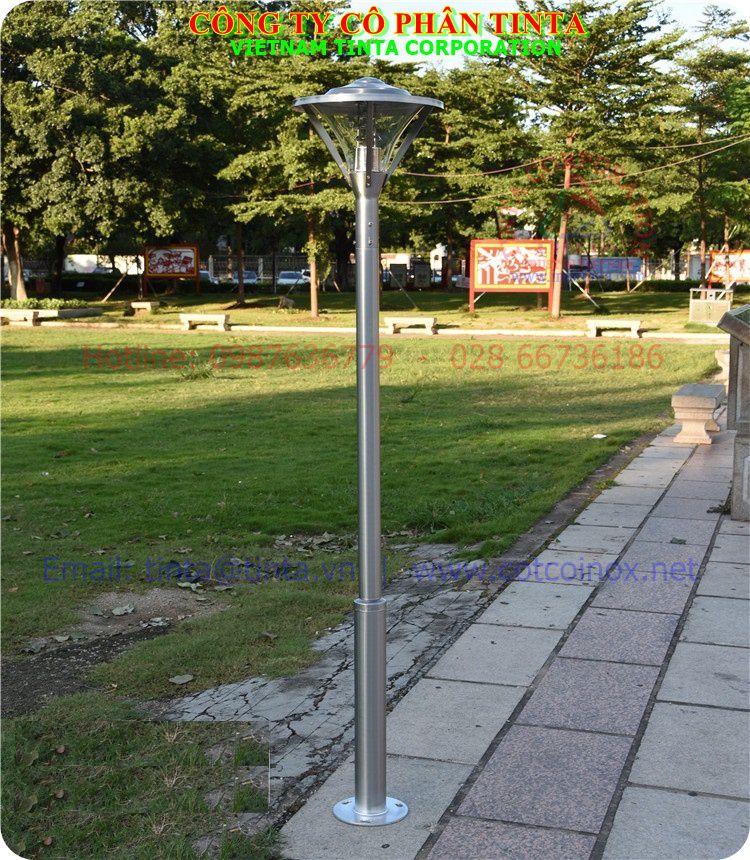 Giá cột đèn chiếu sáng inox giá bao nhiêu ? Những chi tiết liên quan đến gia cot den chieu sang inox 304?