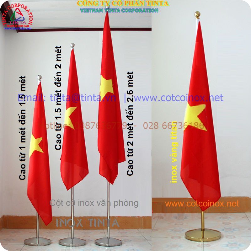Cột cờ văn phòng đã trở nên phổ biến hơn cột cờ văn phòng họp còn là một vật dụng biểu trưng cho sự đoàn kết của một tổ chức nào đó.