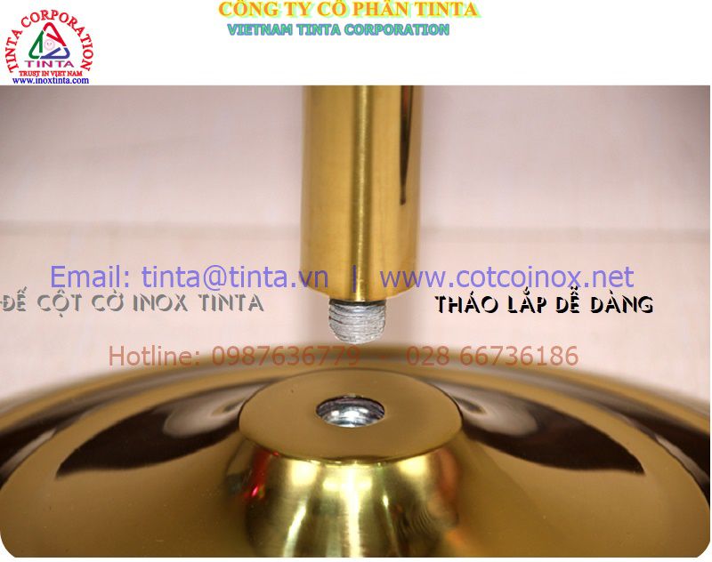 Những thông tin trên là áp dụng cho cột cờ inox văn phòng. Vậy cột cờ inox ngoài trời ???