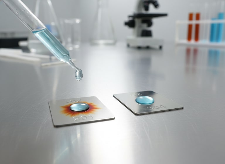 Khả năng chống ăn mòn của inox 201 và 304