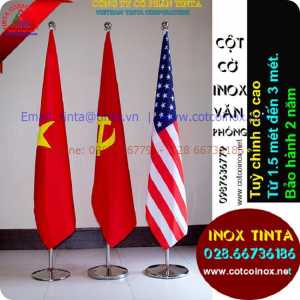 CỘT CỜ INOX VĂN PHÒNG GIÁ BAO NHIÊU