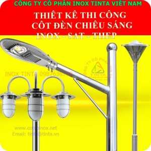 BẢNG BÁO GIÁ CỘT TRỤ ĐÈN CHIẾU SÁNG INOX 304