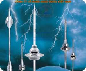 BÁO GIÁ CỘT THU SÉT INOX 304 THIẾT KẾ THI CÔNG