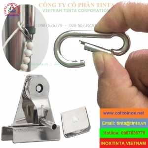 CỘT CỜ INOX TAY QUAY NGOÀI
