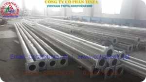 LÀM CỘT CỜ BẰNG INOX