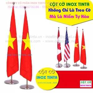CỘT CỜ INOX TINTA – GIẢI PHÁP TIN CẬY CHO MỌI VĂN PHÒNG HIỆN ĐẠI​​​​​​​