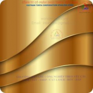 GIA CÔNG INOX MẠ VÀNG MỜ XƯỚC BÓNG ĐỒNG GƯƠNG HÔNG XÁM ĐỎ