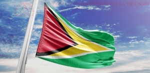 LÁ CỜ GUYANA TẠI TP HCM GIÁ RẺ