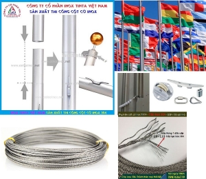 CỘT CỜ INOX TẠI NAM ĐỊNH