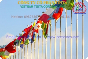 mẫu cột cờ inox đẹp giá rẻ