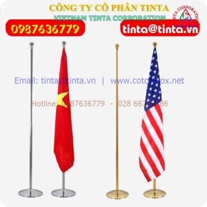 giá cột cờ văn phòng inox tinta