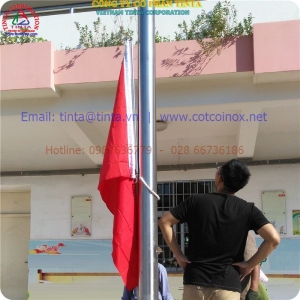 Cột cờ chất liệu inox và các đặc điểm chính