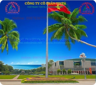 Ảnh hưởng thời tiết bão đến cột cờ inox