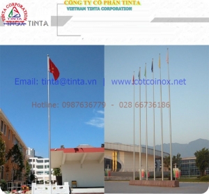 báo giá bán cột cờ inox 304 đẳng cấp cho mọi công trình