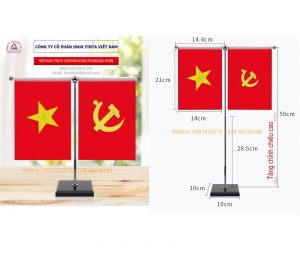 CHÂN ĐẾ CẮM CỜ ĐỂ BÀN LÀM VIỆC ĐÁ CAO CẤP PHONG THỦY