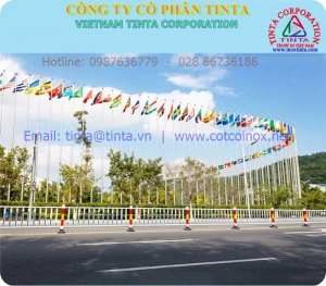 Báo giá cột cờ inox cao 12 mét