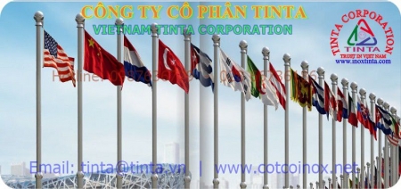 Cột cờ inox 304 dùng ngoài trời và trong văn phòng ở đấu tốt nhất?