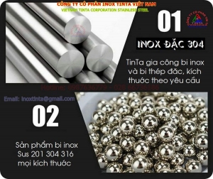 VIÊN BI INOX 304 – QUẢ BI CẦU INOX SUS 304 CHẤT LƯỢNG CAO