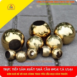 HẠT BI ĐỒNG ĐỎ VÀNG ĐẶC NGUYÊN KHỐI, VIÊN BI CẦU QUẢ BÓNG ĐỒNG